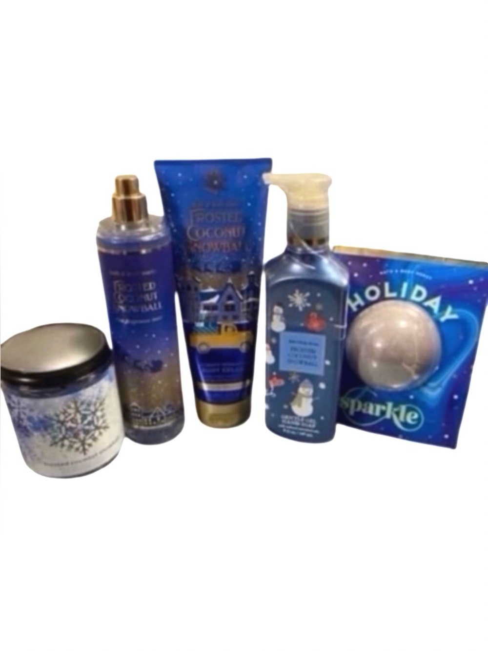 Frosted Coconut Snowball Set